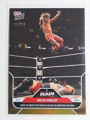Topps WWE Wrestling 2025 - Card 124 - Dolph Ziggler - GOLD