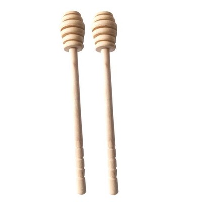 2x Holz Marmelade Honig Dipper Holz Rührstab Stab Sirup