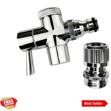 Brass Faucet Diverter Valve with Quick Connection, Faucet Diverter Valve From...