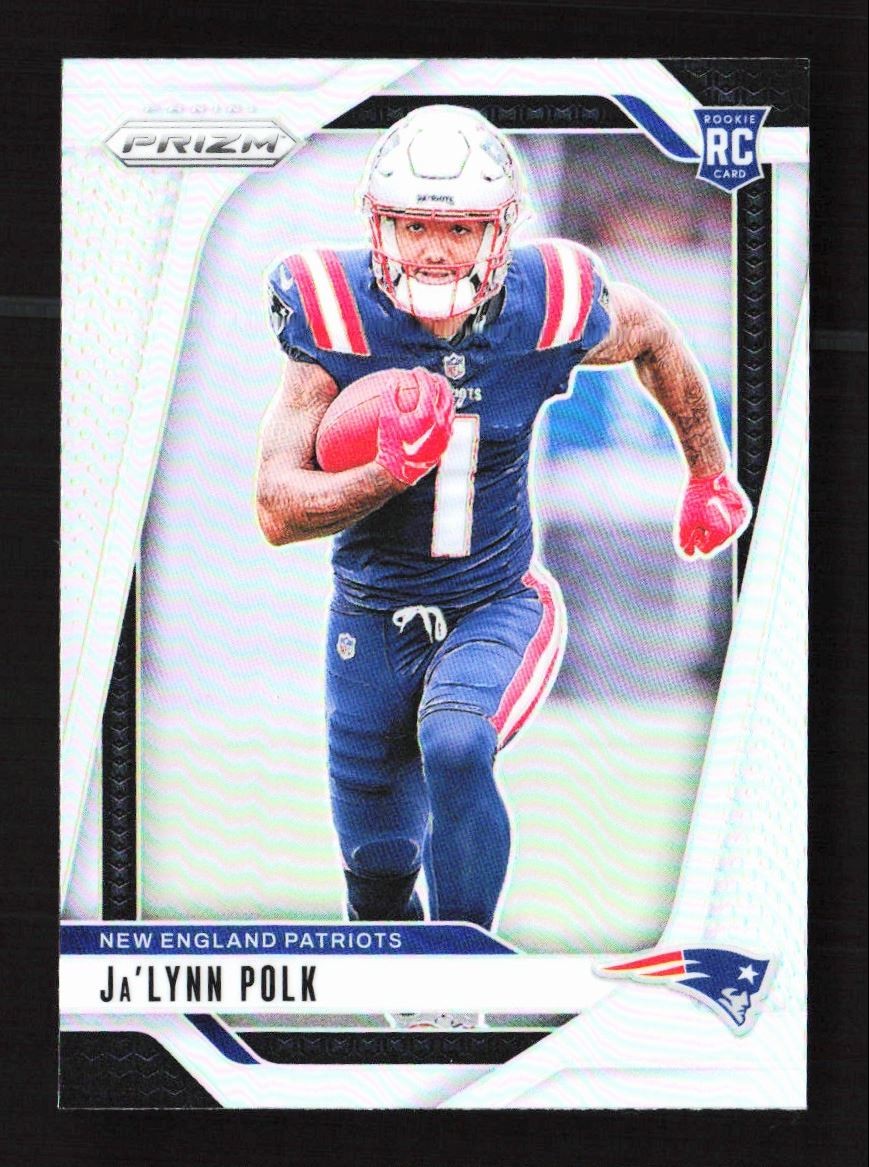 2024 Panini Prizm Silver Ja'Lynn Polk RC New England Patriots #339