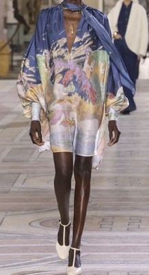 LIKE NEW-ZIMMERMANN Lyrical Barrel Silk Mini Dress Size 1 Aus 10 US 6 RRP $1250