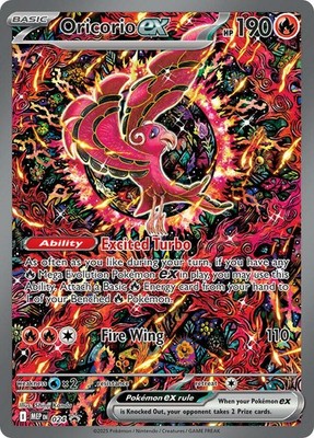 NM-Mint Oricorio ex - MEP024 - MEP Black Star Promos Pokemon MEP Black Star Prom