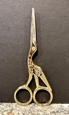 Gingher Gold Stork Embroidery Scissors