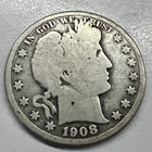 1908-D Barber Half Dollar Actual Coin Details Nice Strike Get It Today
