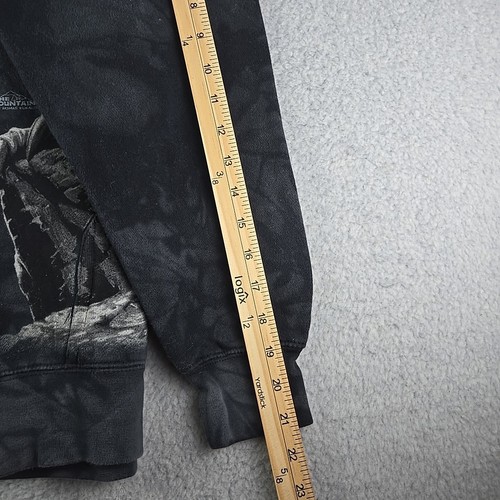 The Mountain Black Dragon Classic Hoodie Unisex Size Medium Black Heavyweight - Picture 16 of 16
