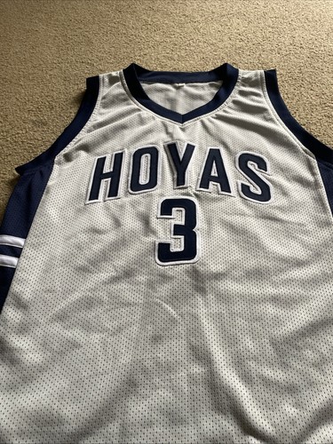 Allen Iverson 1995 Georgetown Hoyas Trikot Herren Größe M grau - Bild 4 von 14