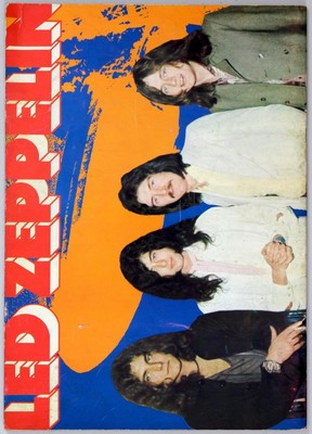 LED ZEPPELIN   rare vintage original 1971 Japanese concert tour program