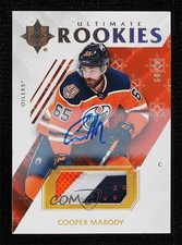 2018 Upper Deck Ultimate Collection Rookies /99 Cooper Marody #79 Patch Auto 5gf
