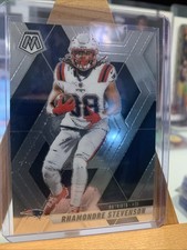 2025 Panini Mosaic Football Rhamondre Stevenson #196 Silver - Patriots