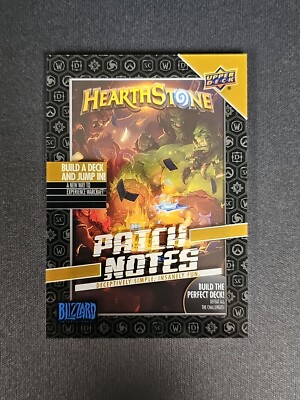 2023 Upper Deck Blizzard Legacy PATCH NOTES Hearthstone #PN-12 1:72000