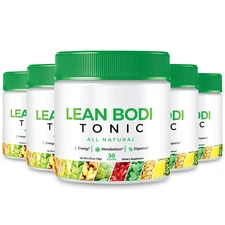 (5 Pack) Nagano Lean Bodi Tonic, Keto Powder for Weight Loss (13.75oz)