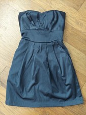 Trixxi Blue strapless Junior Tie Waist Sheath Prom Evening Formal Dress SZ 8