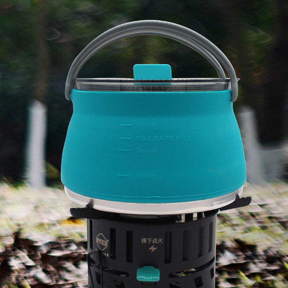 Foldable Kettle Camping Silicone Tea Kettle Portable Boiling Water