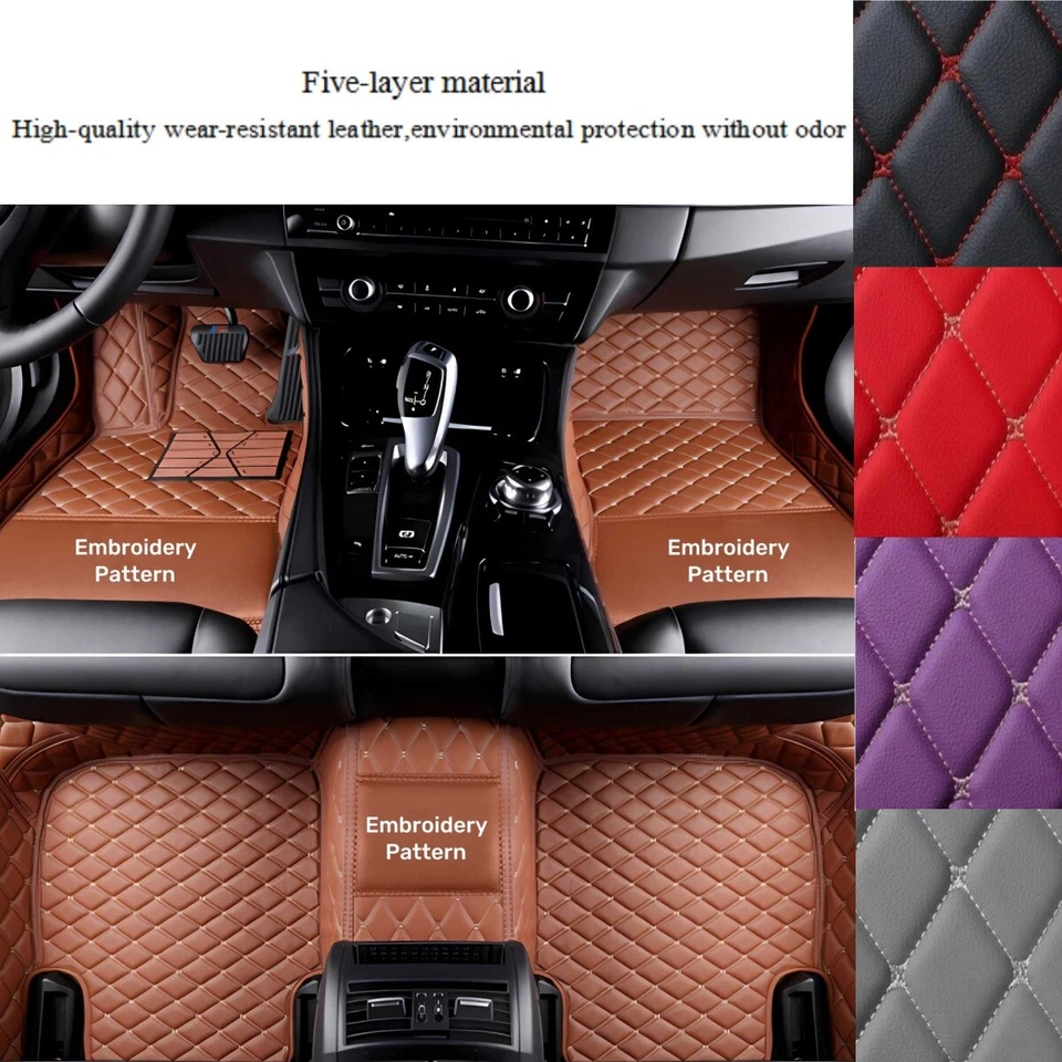 Alfombrillas impermeables de lujo para Audi A3 sedán/convertibles para coche Foto 4 de 4