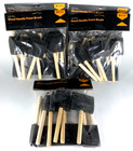 5ct Lot - 10 Count Craft Wood Handle Foam Brush Set - Includes 1", 2", 3", & 4"