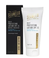 New In Box The Seaweed Bath Co. Sunscreen Daily Protecting Lotion SPF15 2 OZ