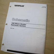CAT CATERPILLAR 16H MOTOR GRADER Hydraulic System Diagram Schematic Manual 6ZJ