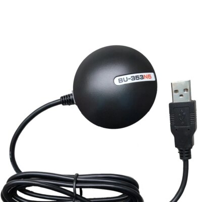 GlobalSat BU-353N5 USB GPS Receiver Satellite Navigation Position Enhancer Media