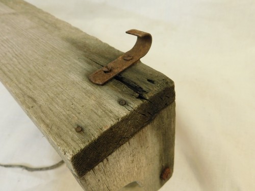 Antique Signed Sleigh Bells on Wooden Frame Horse Carriage Winter Christmas - Picture 9 of 13