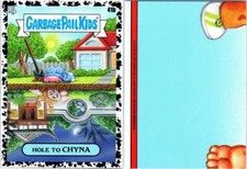 2024 GARBAGE PAIL KIDS KIDS AT PLAY - BLACK PARALLEL CARD 41b Hole to Chyna