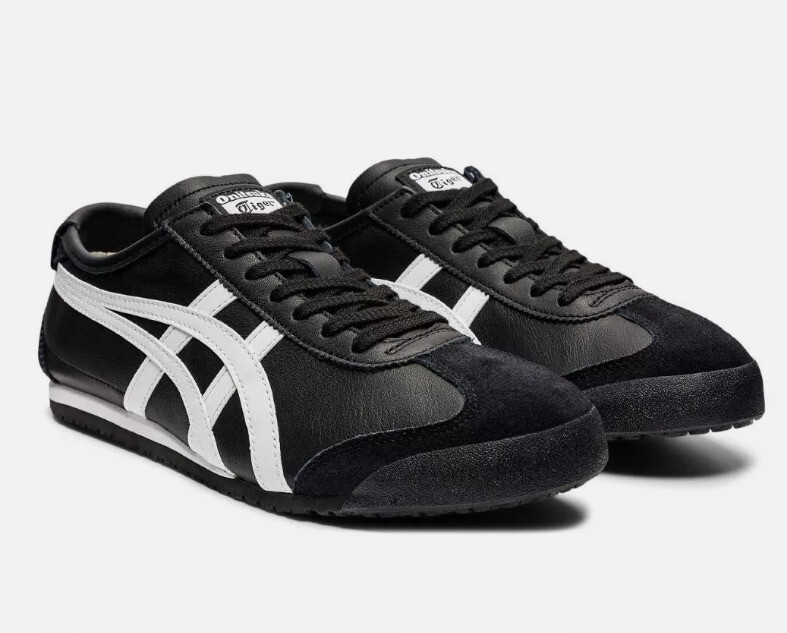 セー　Onitsuka Tiger MEXICO66 ブラック×ホワイト Mens Onitsuka Tiger Mexico 66 Sneakers In Black/White