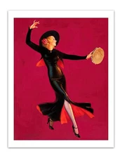 Edward Eggleston "IN THE SPOTLIGHT" Vintage 1930s Art Deco Poster Reprint 22x17"