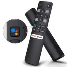 Voice Replacement for TCL-Android-TV-Remote,New Upgraded RC802V for TCL Smart TV