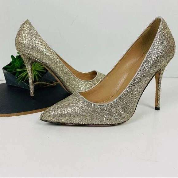 J crew glitter heels sale