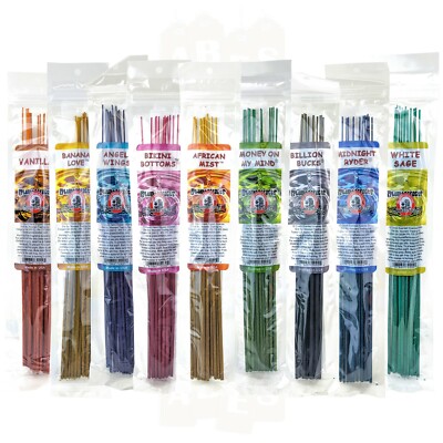 BluntEffects Incense Sticks Air Freshener, 11'', Buy 3 Get 6 Free, YOU CHOOSE