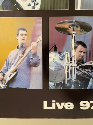 OASIS,'LIVE 97',RARE AUTHENTIC 1997 POSTER | eBay