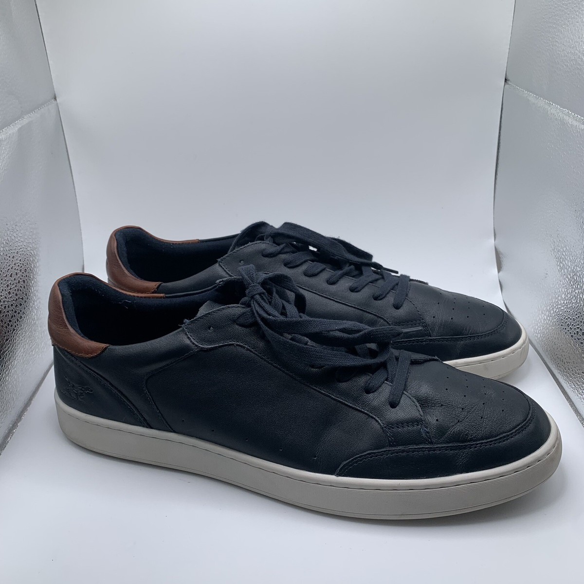 Rodd Gunn Sussex ST Casual Sneaker Shoes Men's Size 46 US13 leather Navy  1299