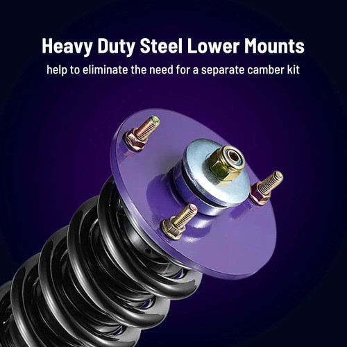 Coilovers Suspension Kit For 2011-22 Dodge Challenger Charger Adj Height Shocks - Picture 6 of 13