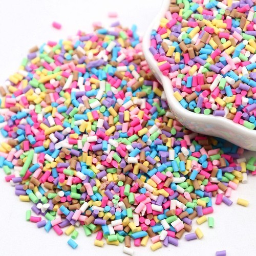 Polymer Clay Slices Fruit Star Flower Clays Slime Filling Craft Nail Art Decor - Picture 8 of 40