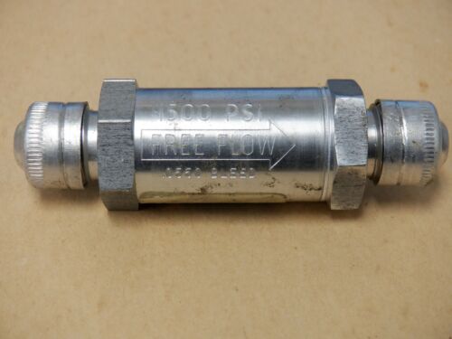 10 Stück Kohler 9/16 3" HYDRAULISCHES RÜCKSCHLAGVENTIL 1500 PSI FLUGZEUG LOWRIDER RACING - Bild 2 von 7