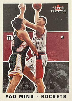 2003-04 Fleer Tradition YAO MING Houston Rockets 