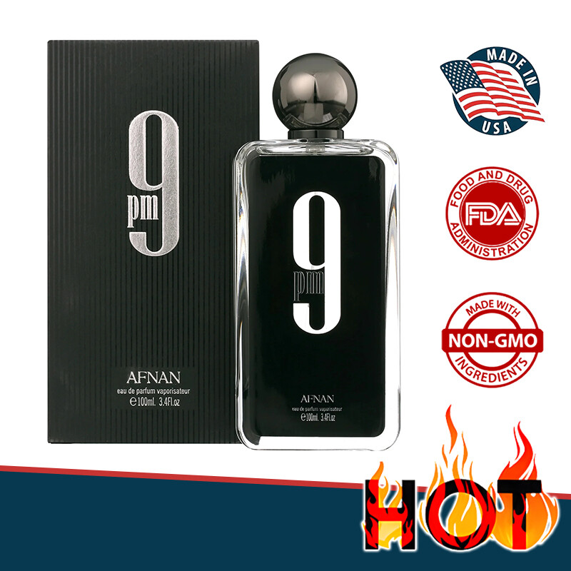 9 PM by Afnan, 3.4 oz Unisex Eau de Parfum Spray, Long-Lasting | eBay