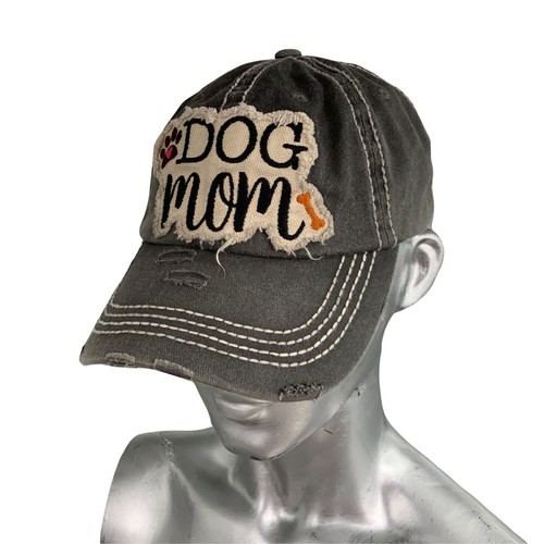 Kbethos Vintage Baseball Cap Gray Dog 