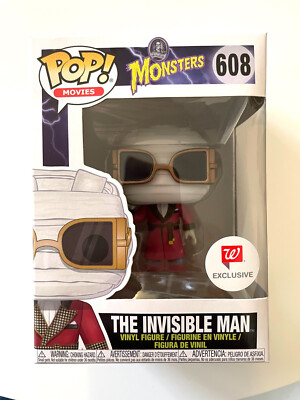 Funko Pop! Universal Monsters The Invisible Man #608 Walgreens Exclusive