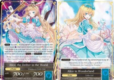 1x Alice in Wonderland//Alice, the Drifter in the World Foil