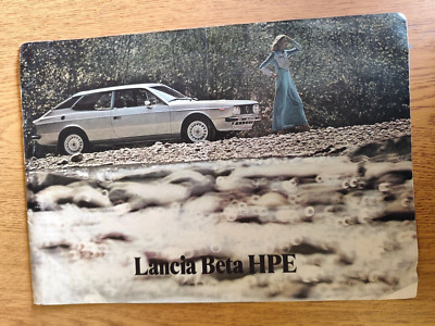 Lancia Beta HPE auto prospekt brochure K16