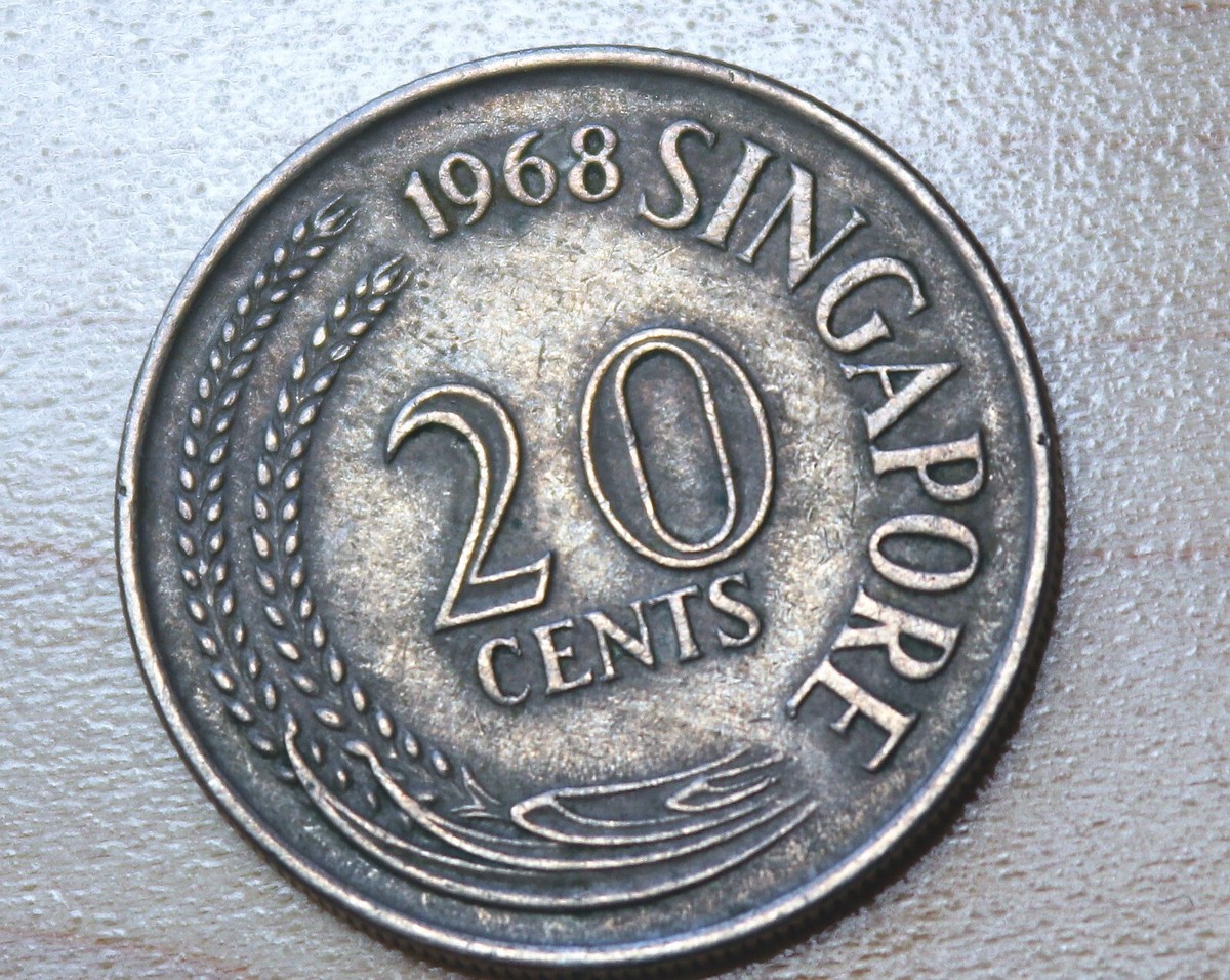 1968 Singapore 20 Cents Swordfish | eBay
