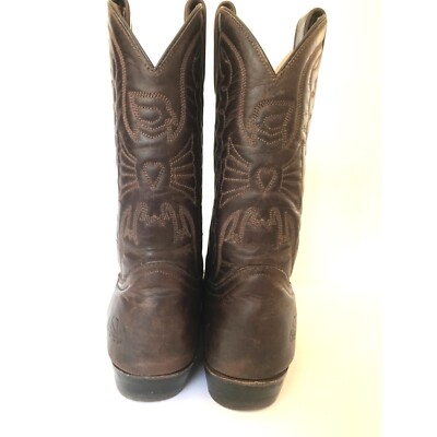 RANCHO Classic Cowboy boot dark brown oval toe M203 Rancho 11 main image 3
