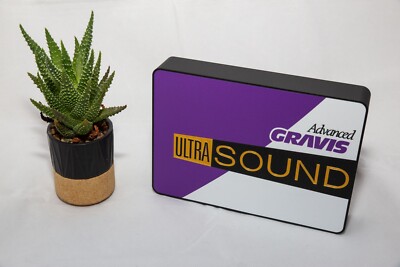 Advanced Gravis Ultraschall USB Powered Lightbox-Sign-Lampe (Vintage, Retro Gaming)