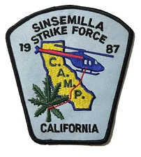 SINSEMILLA STRIKE FORCE C.A.M.P. CAMPAIGN AGAINST MARIJUANA PLANTING PATCH (PD4)