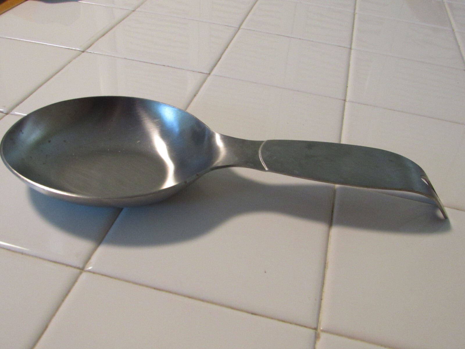 Oneida 10" Metal Stainless Spoon Rest stainless Round very good eBay