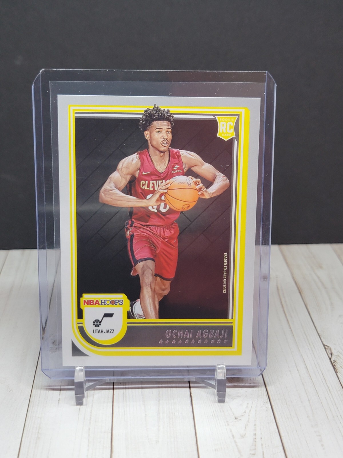 2022-23 Panini NBA Hoops #244 Ochai Agbaji Utah Jazz Rookie RC