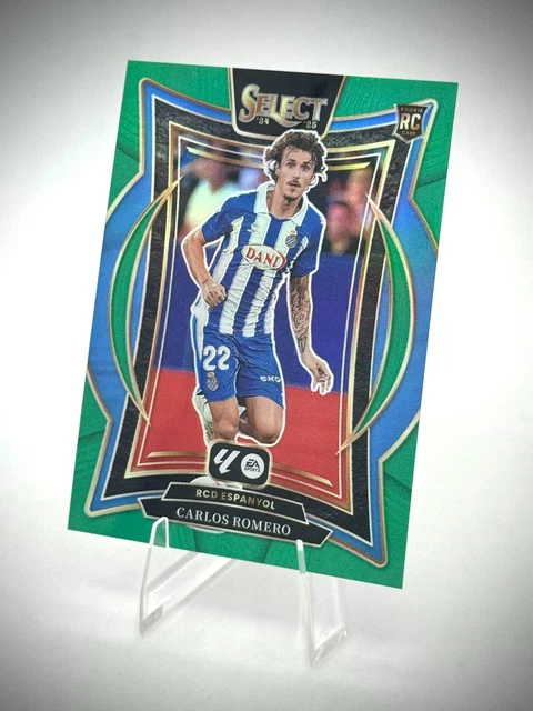 Carlos Romero 2024-25 Panini Select La Liga No. 89 Espanyol Green 2/5