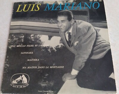 Luis Mariano Toi, Moi, Le Soleil Et L'Amour  1959 French Import  7 EGF 393   VG+