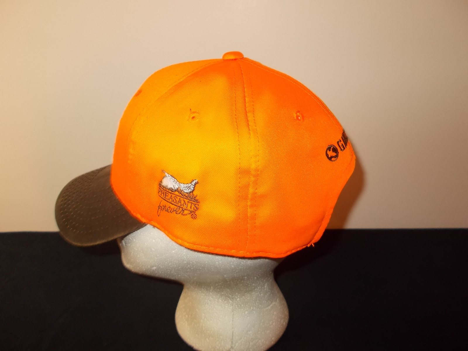 Casquette Strapback Chasse Braun Intertec Pheasant – Orange Fluo – SKU5 – Neuve