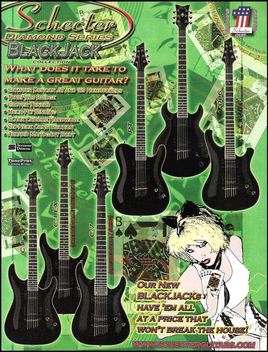 Schecter pt blackjack outlet